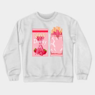 Japanese strawberry sweets Crewneck Sweatshirt